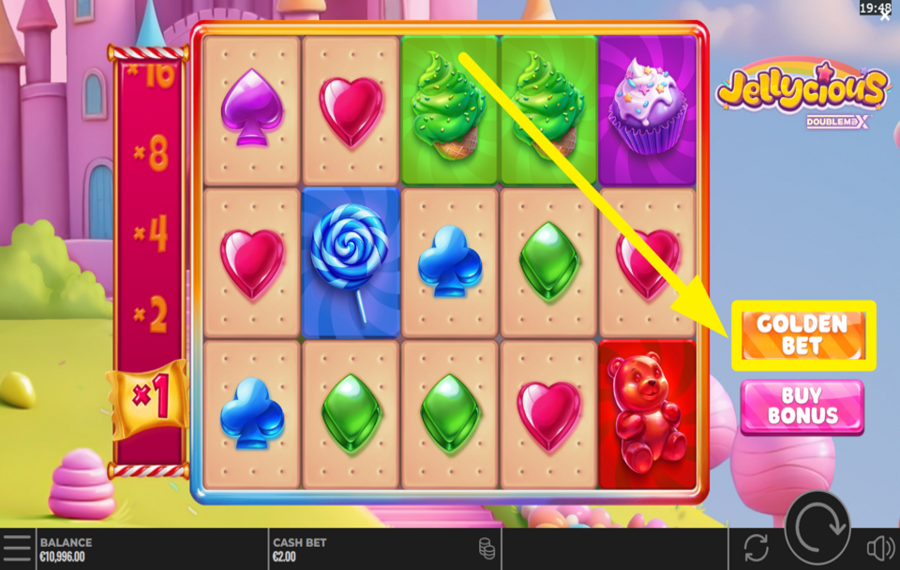 Jellycious DoubleMax ВКЛЮЧИТЕ ЗОЛОТУЮ СТАВКУ.