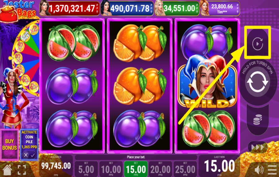 Jester Bags ACTIVER LA LECTURE AUTOMATIQUE.