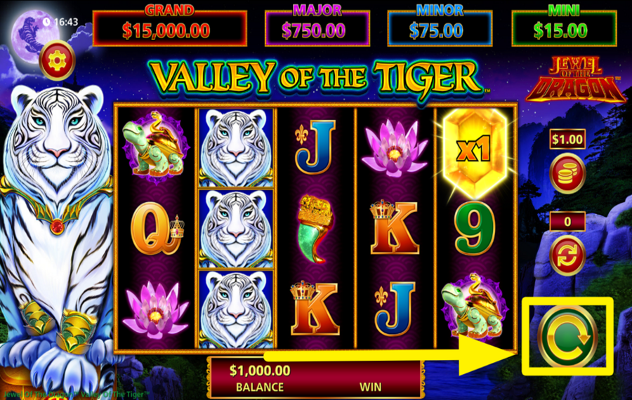 Jewel Dragon Valley of the Tiger ВРАЩАЙТЕСЬ ДЛЯ ПОБЕДЫ!