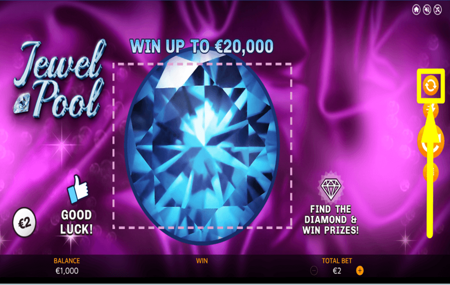 Jewel Pool CHOISISSEZ LA LECTURE AUTOMATIQUE.