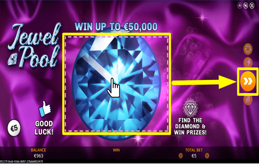 Jewel Pool GRATTEZ LA CARTE.