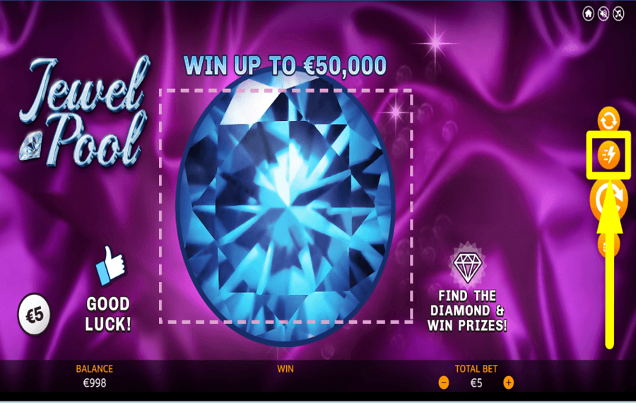 Jewel Pool ACTIVER LE MODE TURBO.