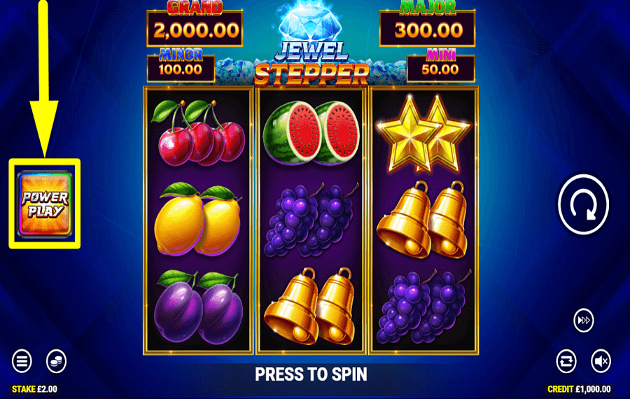 Jewel Stepper ENABLE POWER PLAY.