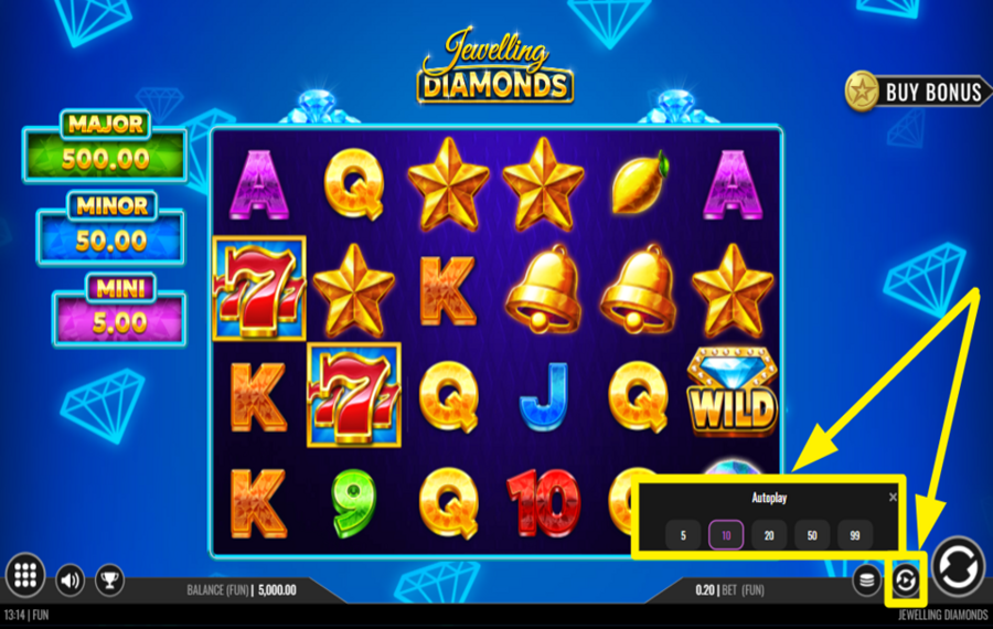 Jewelling Diamonds ЗАПУСК АВТОМАТИЧЕСКИХ ВРАЩЕНИЙ.