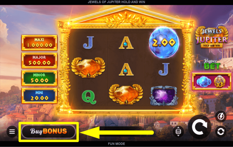 Jewels of Jupiter Hold and Win ПОЛУЧАЙТЕ БОНУСЫ.