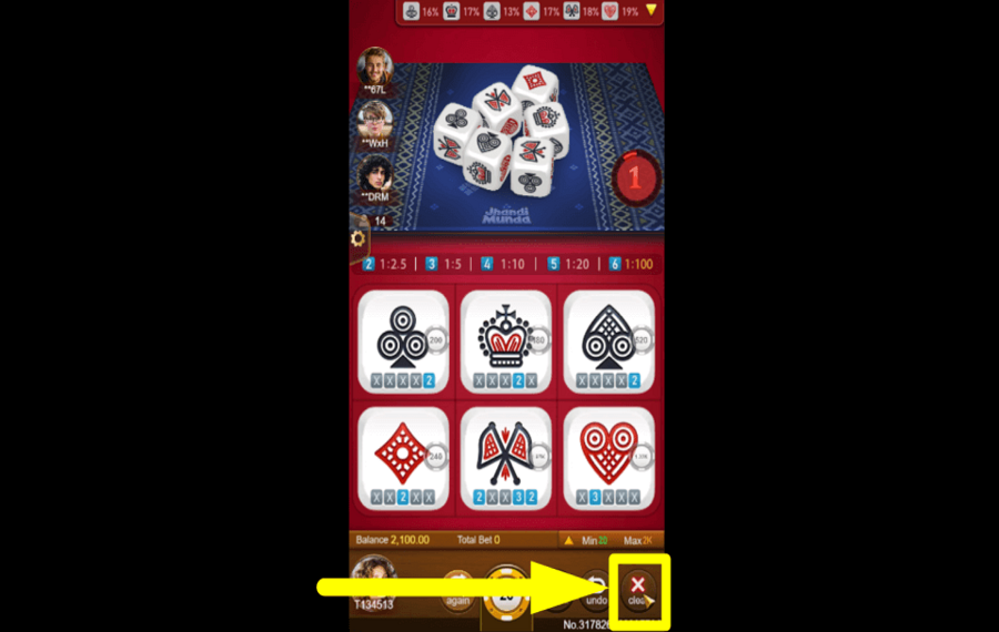 Jhandi Munda DESECHAR TODAS LAS APUESTAS.