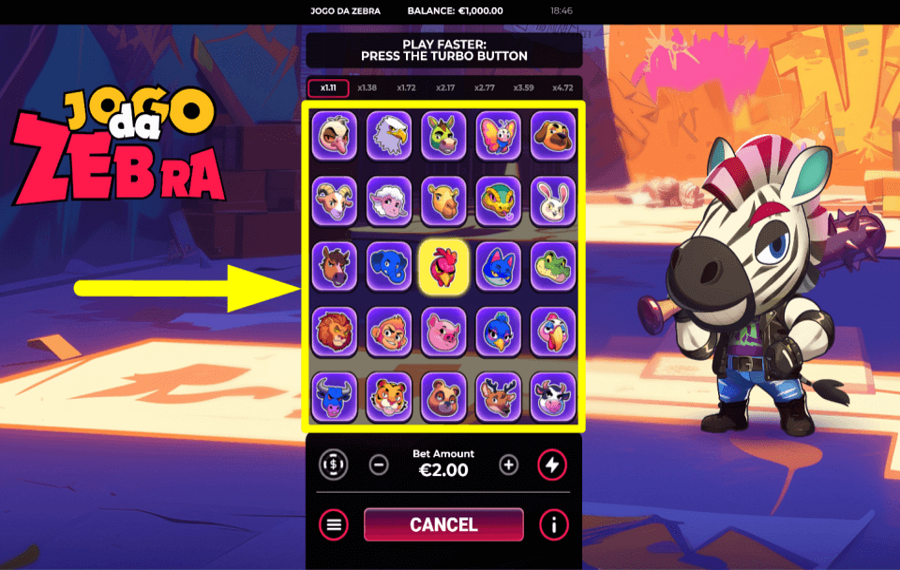 Jogo da Zebra ПОИСК ПРИЗА.