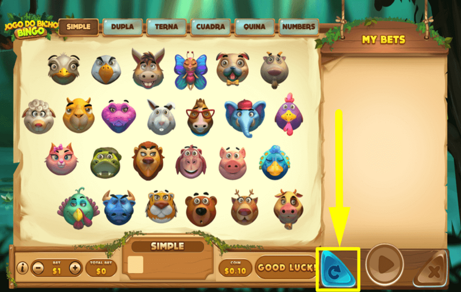 Jogo Do Bicho Bingo CONTINUE WITH YOUR BET.