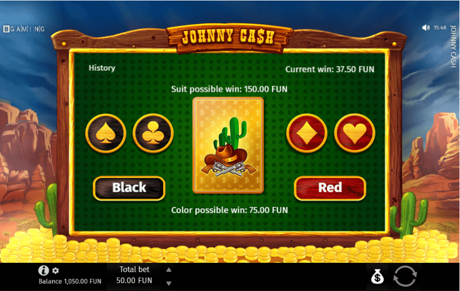 Johnny Cash Jouez vos gains (facultatif)