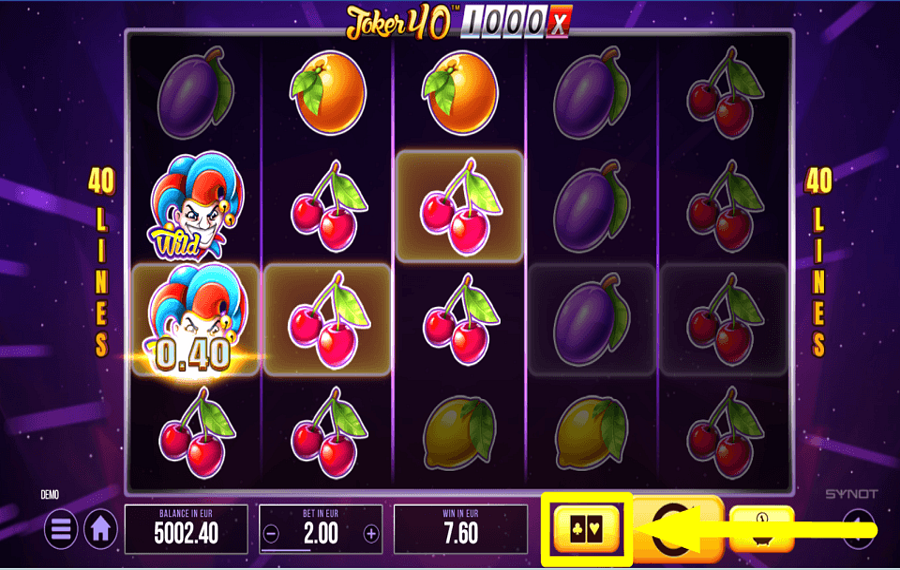 Joker 40 1000 VALUTA LA POSSIBILITÀ DI DEDICARTI AL GIOCO D'AZZARDO.