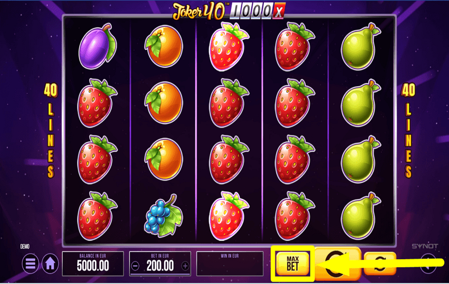 Joker 40 1000 FATE PUNTATE ALTE.