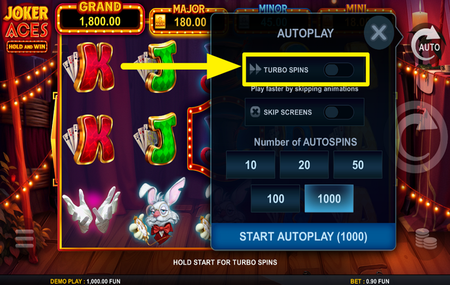 Joker Aces Hold And Win УСКОРЬТЕ ИГРУ.