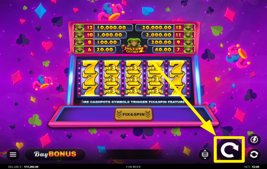 Joker Catcher 7s SPIN FOR SUCCESS!