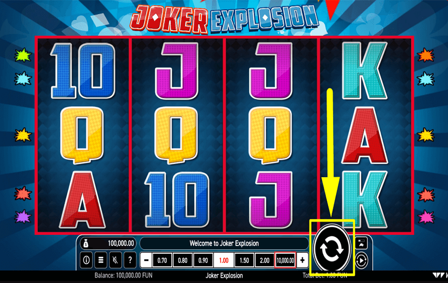 Joker Explosion GIRA LOS RODILLOS.