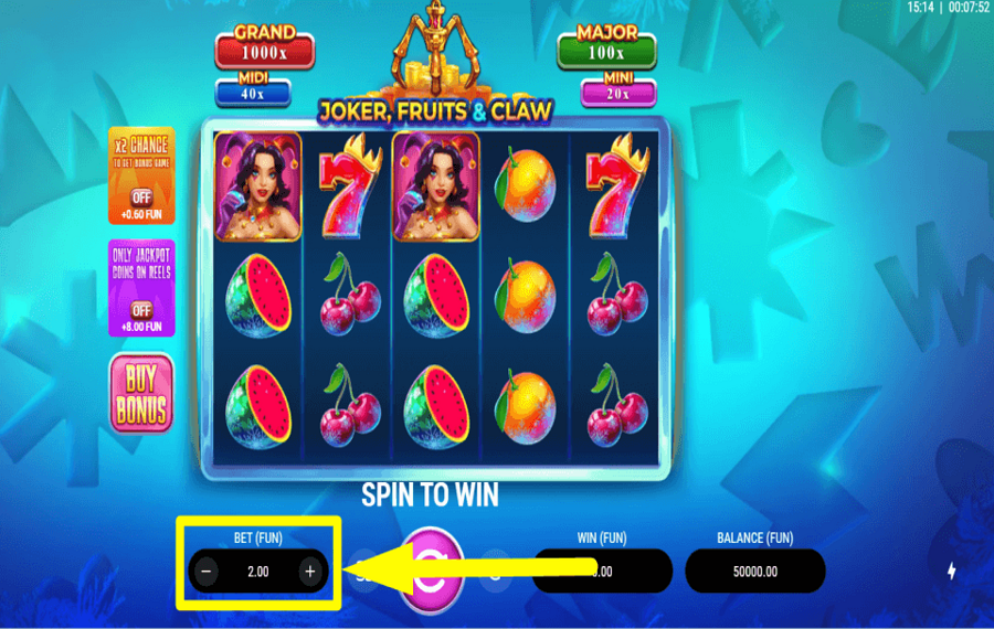 Joker Fruits and Claw DEN PFEILER ANPASSEN.