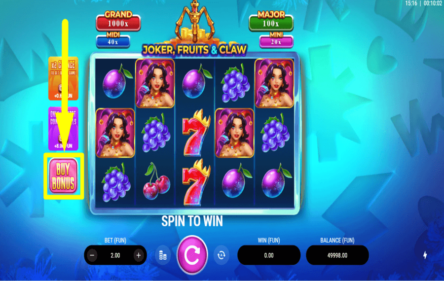 Joker Fruits and Claw BONI SICHERN.