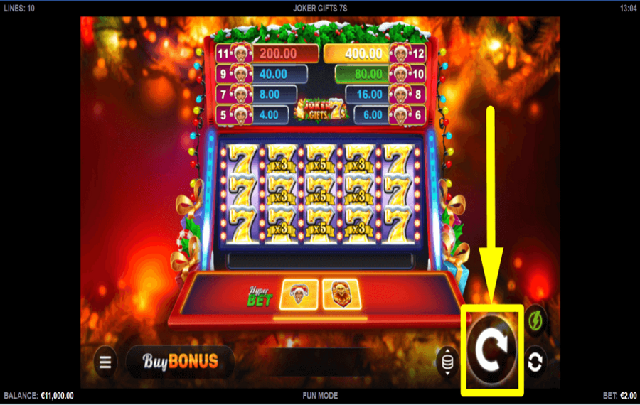 Joker Gifts 7s AIM FOR THE PRIZE.