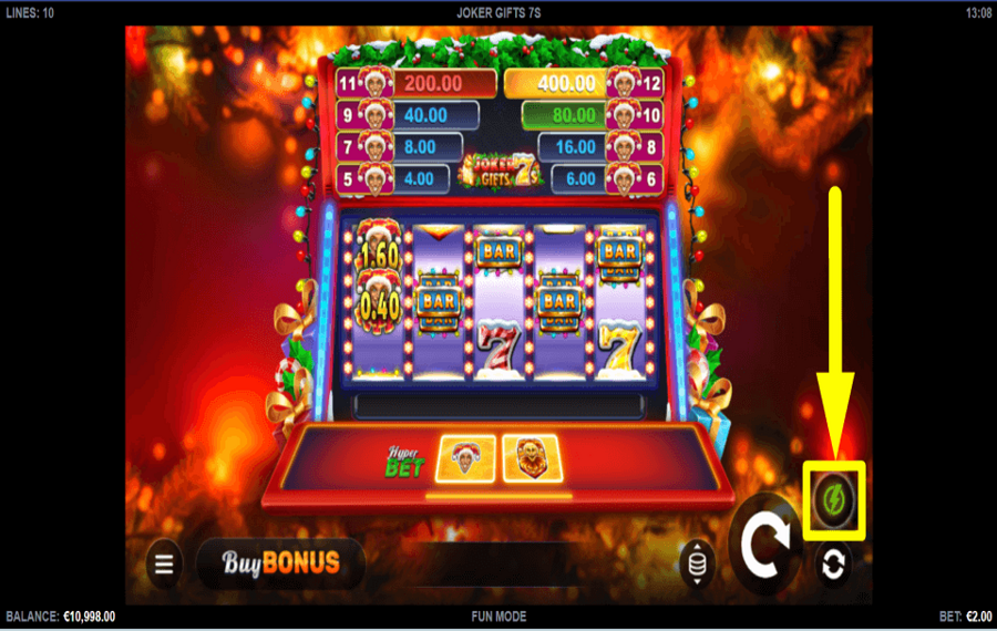 Joker Gifts 7s ACTIVATE TURBO MODE.