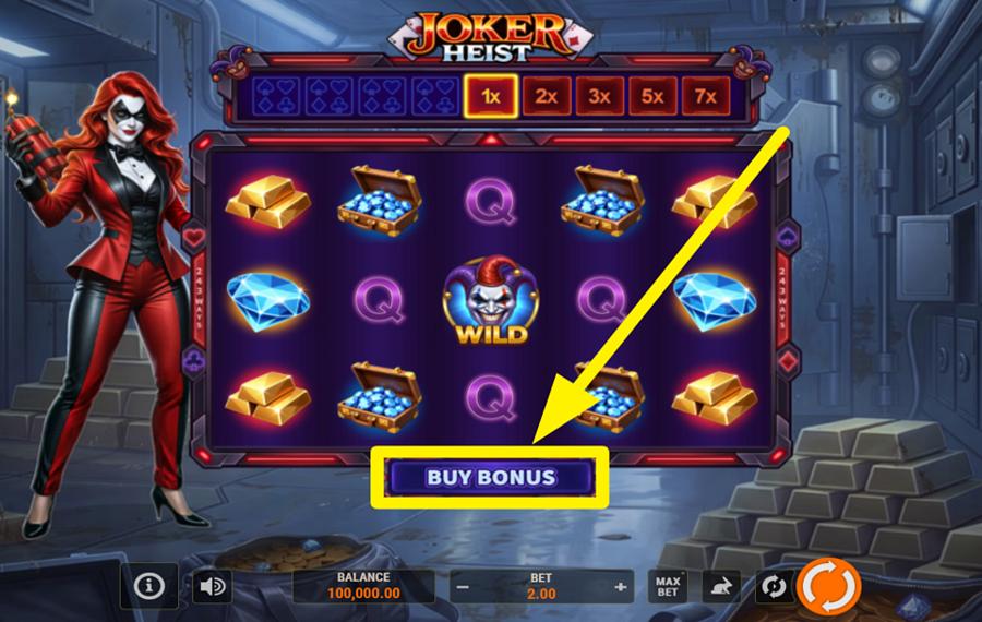 Joker Heist TOURS GRATUITS, PLUS DE GAINS?
