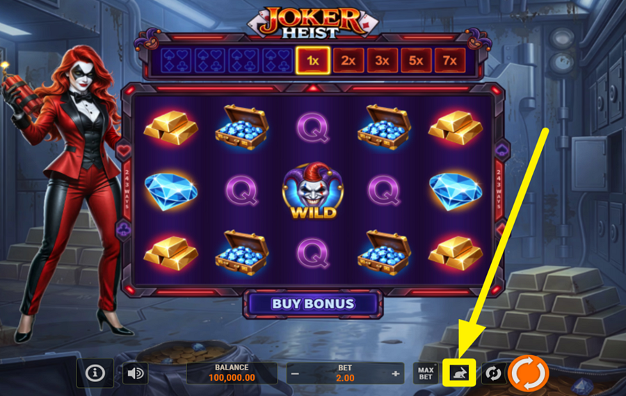 Joker Heist AUGMENTEZ LE TEMPO.