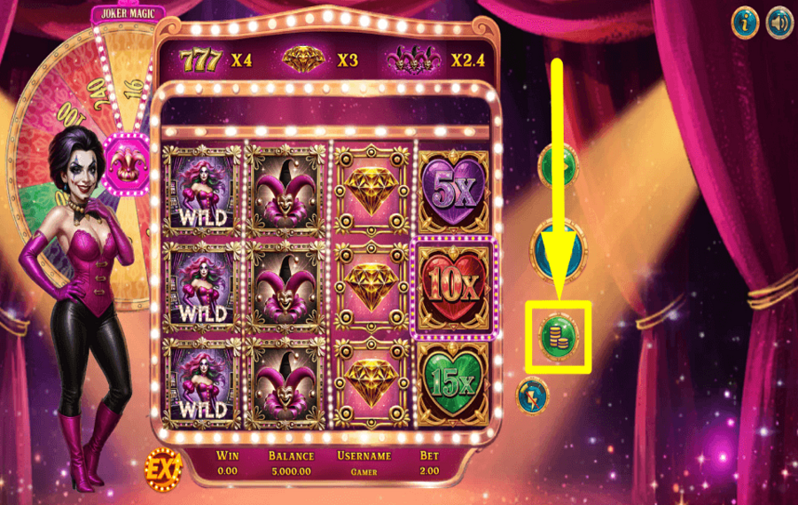 Joker Magic ОПРЕДЕЛИТЕ СВОЮ СТАВКУ.