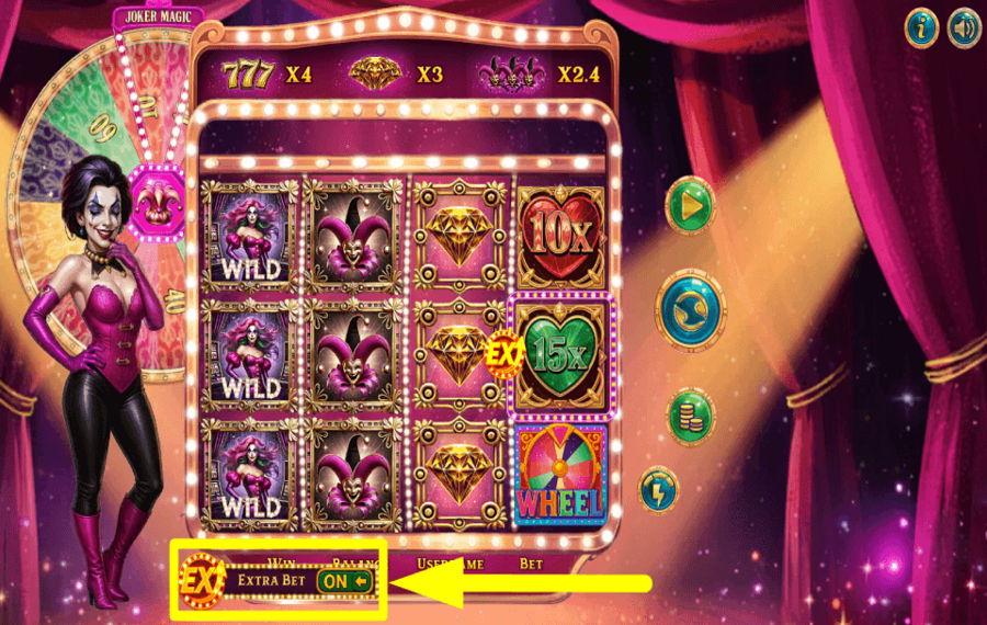 Joker Magic ИСПОЛЬЗУЙТЕ ДОПОЛНИТЕЛЬНЫЕ СТАВКИ.