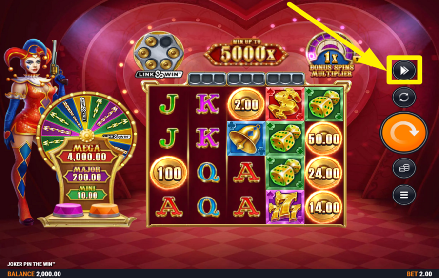 Joker Pin The Win УВЕЛИЧЬТЕ СКОРОСТЬ.