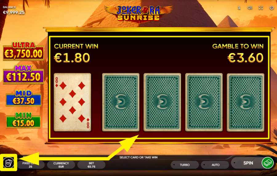 Joker Ra Sunrise CORRERE IL RISCHIO!