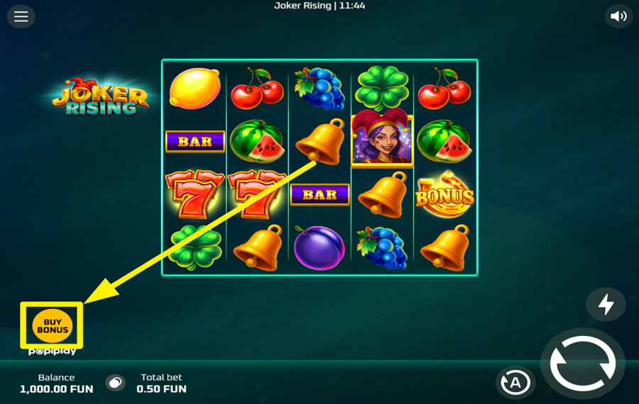 Joker Rising TOURS GRATUITS, PLUS DE GAINS?