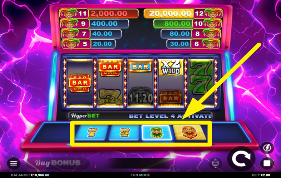 Joker Spark 7s ВЫБЕРИТЕ УРОВЕНЬ СТАВКИ.