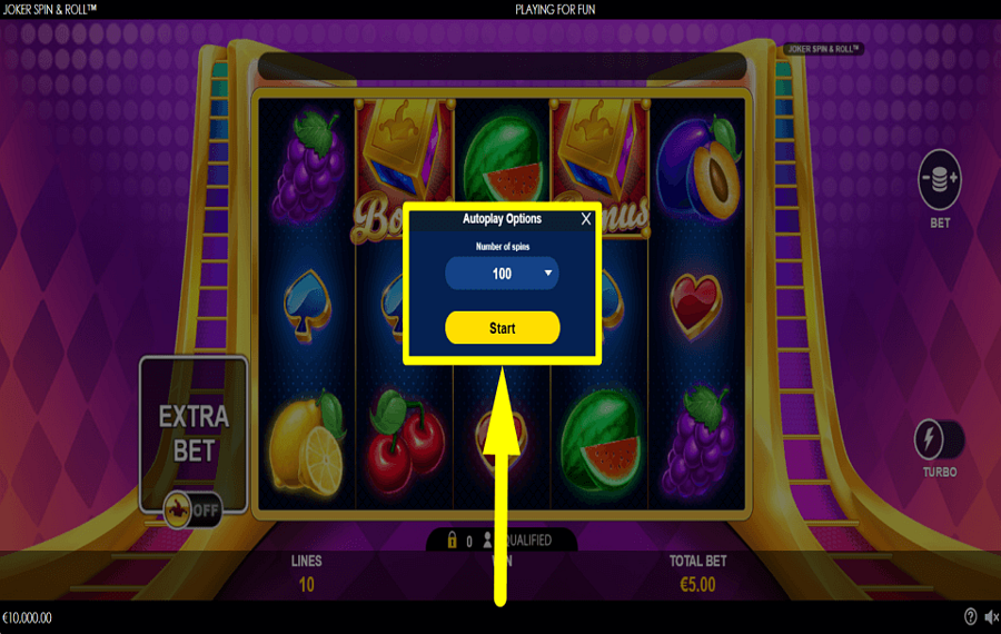 Joker Spin and Roll АКТИВИРОВАТЬ АВТОВОСПРОИЗВЕДЕНИЕ.