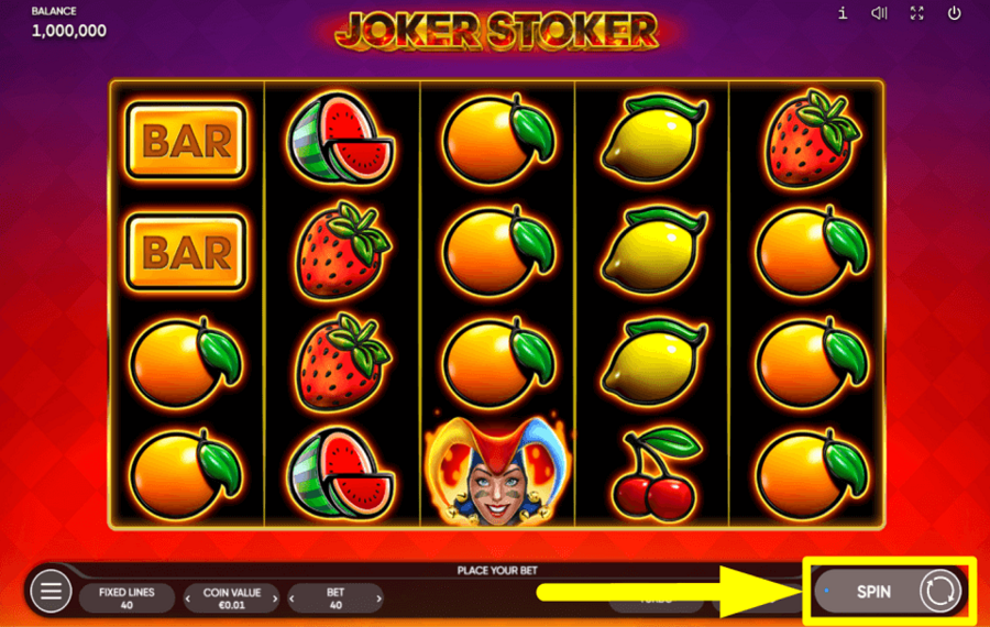 Joker Stoker CLIQUEZ SUR TOURNER POUR GAGNER.
