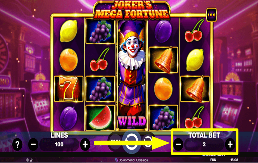 Jokers Mega Fortune ATTRIBUER LE PARI.