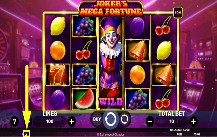Jokers Mega Fortune ACTIVER LE MODE TURBO.