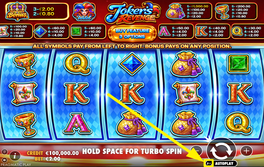 Jokers Revenge ACELERA EL JUEGO.