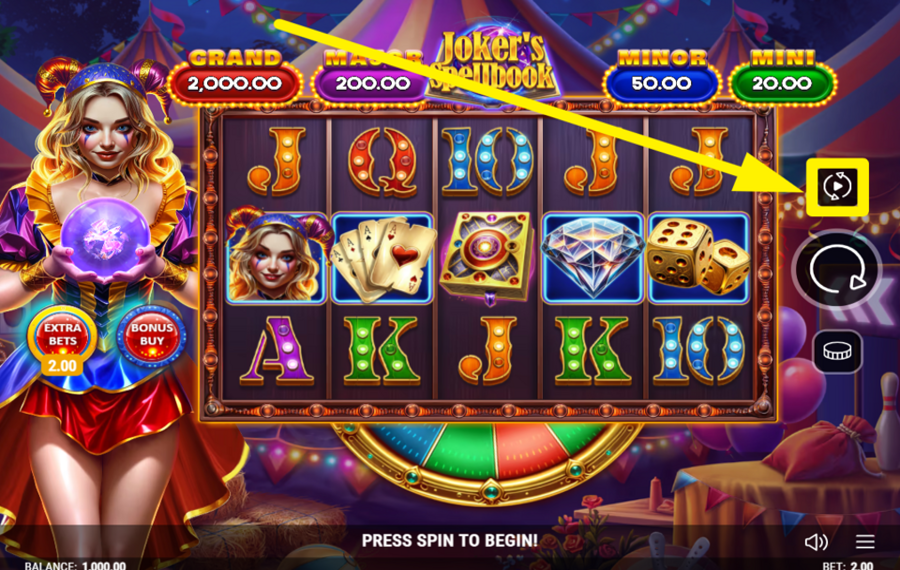 Jokers Spellbook ВКЛЮЧИТЬ АВТОВОСПРОИЗВЕДЕНИЕ.