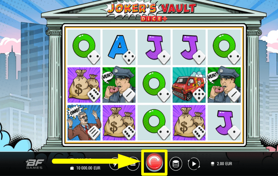 Jokers Vault Dice TIME TO GAMBLE.