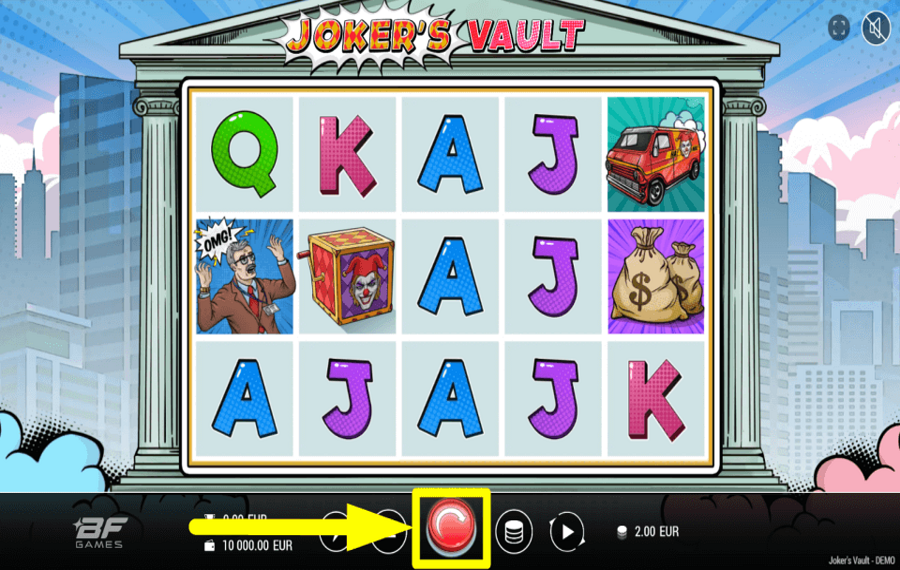 Jokers Vault GO FOR A SPIN.