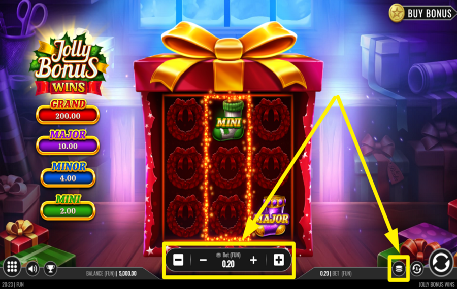 Jolly Bonus Wins PLACE YOUR BET.