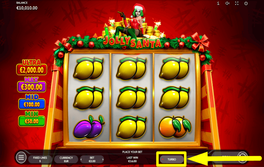 Jolly Santa SET UP TURBO SPINS.