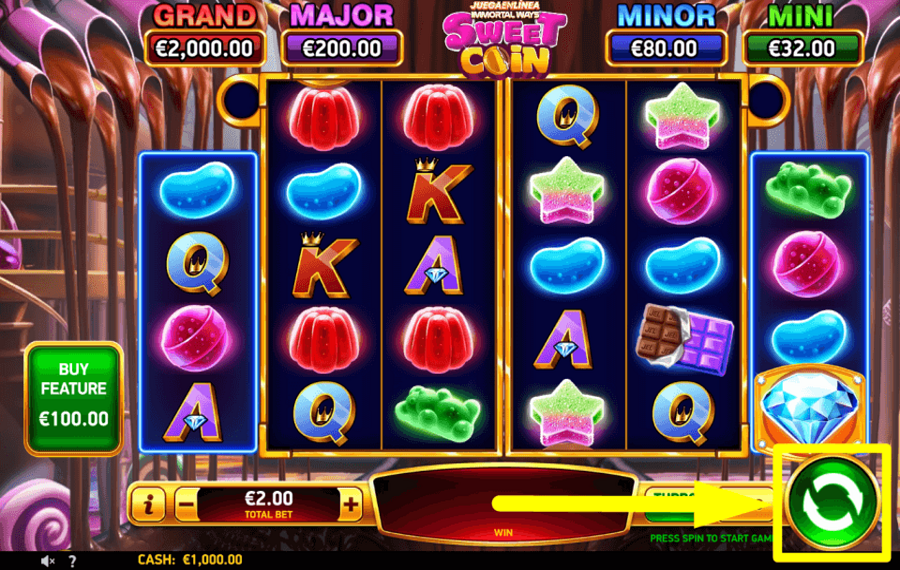 JuegaenLinea Immortal Ways Sweet Coin GIOCA.