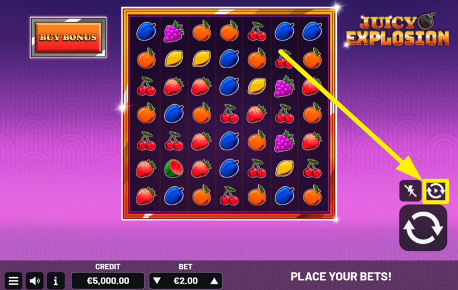 Juicy Explosion ВКЛЮЧИТЬ АВТОВОСПРОИЗВЕДЕНИЕ.