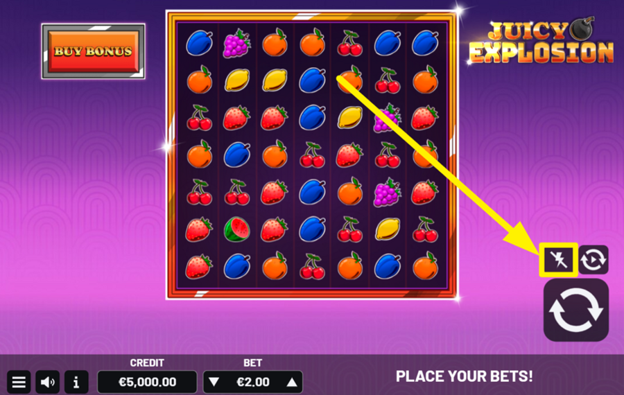 Juicy Explosion ИЗМЕНИТЕ СКОРОСТЬ.