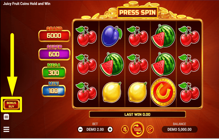 Juicy Fruit Coins Hold and Win DÉCOUVREZ LES FONCTIONNALITÉS.