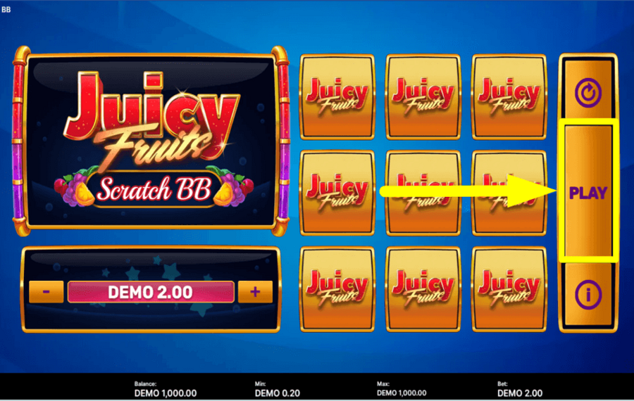 Juicy Fruits Scratch BB GIOCARE IL GIOCO.