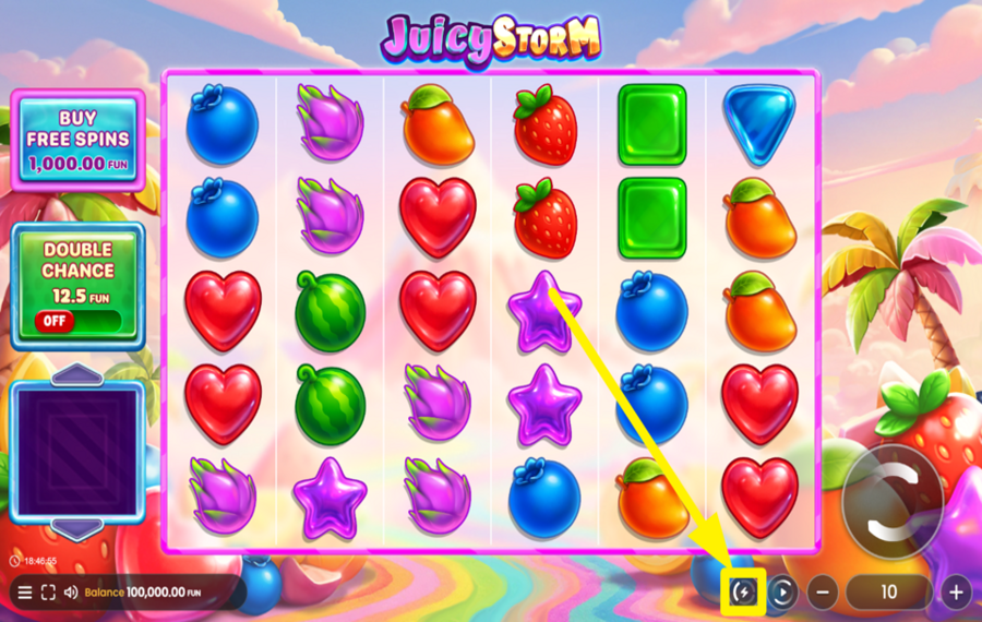 Juicy Storm CHANGE THE SPEED.