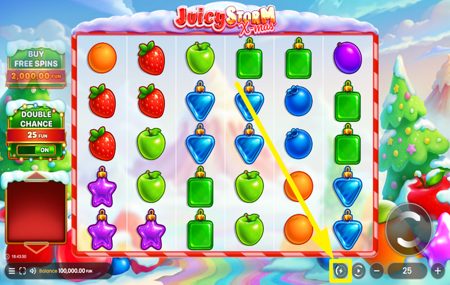 Juicy Storm Xmas УСКОРЬТЕ ДЕЙСТВИЕ.