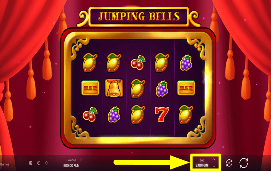 Jumping Bells DECIDE YOUR WAGER.