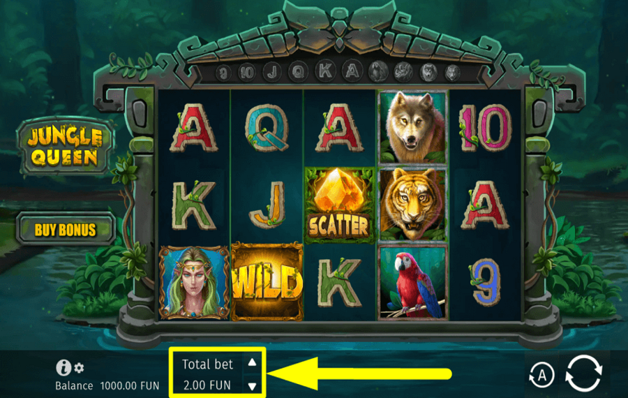 Jungle Queen CHOISISSEZ LE PARI.