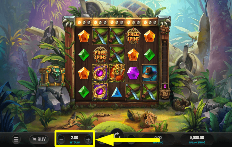 Jungle Relic Dream Drop SELEZIONA LA SCOMMESSA.